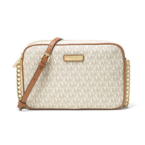 michael kors vanilla gold|Michael Kors vanilla crossbody bag.